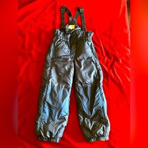 Kids Blue Snow Pants, Size 8 years old, 90% Down 10% Feather